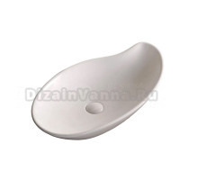 Накладная раковина Ceruttispa CR7265B 66 глянцевая белая