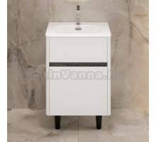 Тумба под раковину без столешницы 1MarKa Mona 60 напольная, белая