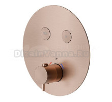 Термостатический смеситель встраиваемый Newform X-Steel 316 70426EX.59.067 С ВНУТРЕННЕЙ ЧАСТЬЮ, copper bronze