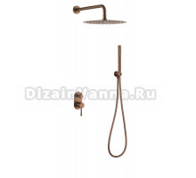 Душевой комплект Boheme Uno 464-BRB С ВНУТРЕННЕЙ ЧАСТЬЮ, brushed bronze