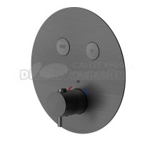Термостатический смеситель встраиваемый Newform X-Steel 316 70426EX.59.064 С ВНУТРЕННЕЙ ЧАСТЬЮ, gun metal