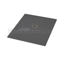 Поддон для душа Starohome Stpool LITE 90х90 см, матовый серый