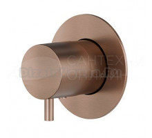 Встраиваемый смеситель для душа и ванны Newform X-Steel 316 67671EX.59.067 copper bronze