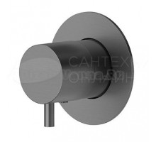 Встраиваемый смеситель для душа и ванны Newform X-Steel 316 67671EX.59.064 С ВНУТРЕННЕЙ ЧАСТЬЮ, gun metal