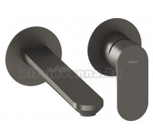 Смеситель для раковины Ravak Eleganta EL 019.20GB.O1 С ВНУТРЕННЕЙ ЧАСТЬЮ, брашированный графит