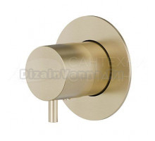 Встраиваемый смеситель для душа и ванны Newform X-Steel 316 67671EX.59.098 pale gold