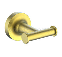 Крючок Wonzon & Woghand Simple WW-6525-BG брашированное золото, на шурупах