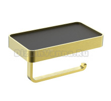 Держатель для туалетной бумаги Wonzon & Woghand Graffity WW-9366-BG брашированное золото