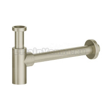 Сифон для раковины Newform X-Steel 316 244X.59.098 32 мм, бутылочный, pale gold, нержавеющий сталь