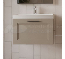 Тумба с раковиной MebelVann Arcadia 60 подвесная, бежевая, 1 ящик