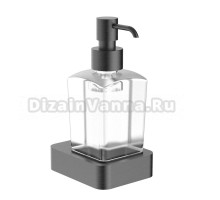 Дозатор для жидкого мыла Wonzon & Woghand Lotte WW-8333-BGM настенный, вороненая сталь
