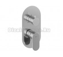 Встраиваемый смеситель для душа и ванны Ravak Eleganta EL 068.00CR.O3 С ВНУТРЕННЕЙ ЧАСТЬЮ, хром