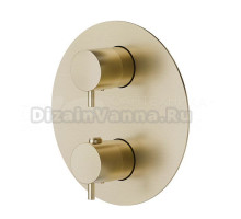 Термостатический смеситель встраиваемый Newform X-Steel 316 69663EX.59.098 pale gold