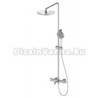 Душевая стойка Wonzon & Woghand Stick WW-88739017-BN брашированный никель