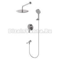 Душевой комплект Wonzon & Woghand Brilliant WW-88939079-BGM С ВНУТРЕННЕЙ ЧАСТЬЮ, темный графит