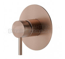 Встраиваемый смеситель для душа и ванны Newform X-Steel 316 69675EX.59.067 copper bronze