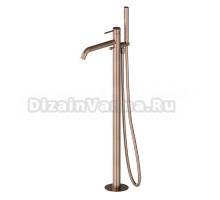 Напольный смеситель для ванны с душем Newform X-Steel 316 69684EX.59.067 copper bronze