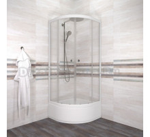 Душевой уголок Triton Ультра Щ0000072616 80х80 В белый, с поддоном