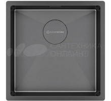 Кухонная мойка KUCHENSTERN KRAFT 45 вороненая сталь 500GM50