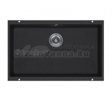 Кухонная мойка KUCHENSTERN UNDER 80 антрацит 103AN10