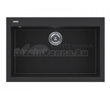 Кухонная мойка KUCHENSTERN OBEN 80 антрацит 205AN20