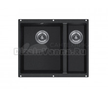 Кухонная мойка KUCHENSTERN UNDER 60-2 антрацит 102AN10