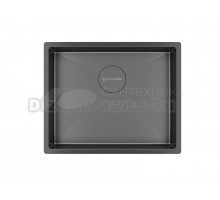 Кухонная мойка KUCHENSTERN KRAFT 60 вороненая. сталь 502GM50