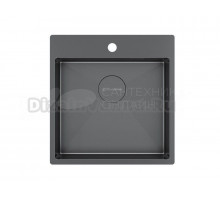 Кухонная мойка KUCHENSTERN WERK 50 вороненая сталь 506GM50