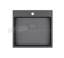 Кухонная мойка KUCHENSTERN WERK 60 вороненая сталь 507GM50