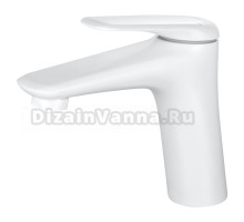 Смеситель для раковины Wonzon & Woghand WW-A41222-MW белый матовый