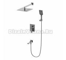 Душевой комплект Wonzon & Woghand Cube 2.0 WW-88939068-BGM С ВНУТРЕННЕЙ ЧАСТЬЮ, темный графит