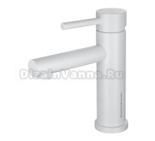 Смеситель для раковины Wonzon & Woghand WW-H9089-MW белый матовый