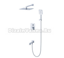 Душевой комплект Wonzon & Woghand Flex WW-88939072-CR С ВНУТРЕННЕЙ ЧАСТЬЮ, хром