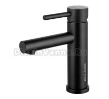 Смеситель для раковины Wonzon & Woghand WW-H9089-MB черный матовый