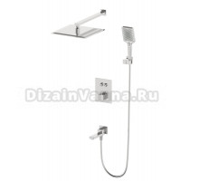 Душевой комплект Wonzon & Woghand WW-88929003-BN С ВНУТРЕННЕЙ ЧАСТЬЮ, брашированный никель