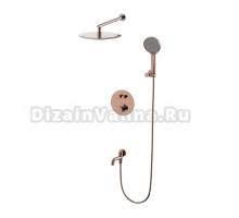 Душевой комплект Wonzon & Woghand Stick WW-88929010-RG С ВНУТРЕННЕЙ ЧАСТЬЮ, розовое золото