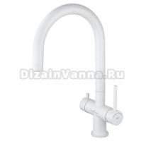 Смеситель для кухни Wonzon & Woghand WW-3211-MW белый матовый