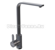 Смеситель для кухни 35к MIXLINE ML-GS14 (342) графит, высокий излив