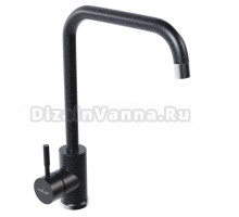 Смеситель для кухни 35к MIXLINE ML-GS12 (343) антрацит, высокий излив