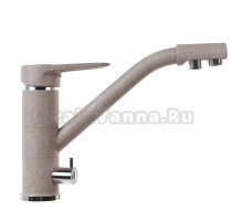 Смеситель для кухни 40к MIXLINE ML-GS05 (302) песочный с выходом для питьевого фильтра