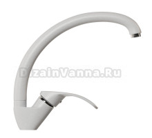 Смеситель для кухни 35к MIXLINE ML-GS02 (341) ультра белый, высокий излив