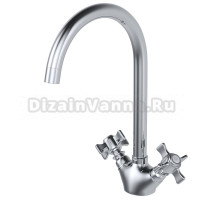 Смеситель для кухни 1/2 керамический MIXLINE ML30-032 "Classic" высокий излив