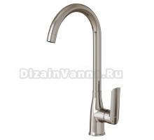 Смеситель для кухни 35k MIXLINE ML29-032 "Comfort" высокий излив боковая ручка ручка