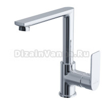 Смеситель для кухни 35k MIXLINE ML26-032 "Life" высокий излив боковая ручка ручка