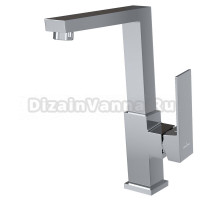 Смеситель для кухни 25k MIXLINE ML20-032 "Quadro" высокий излив боковая ручка ручка