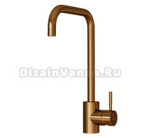 Смеситель для кухни 35k MIXLINE MLSS-0301BR трубчатый излив, БРОНЗА