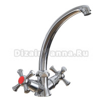 Смеситель для кухни 1/2 керамический MIXLINE ML10-03 под гайку (без подводки)