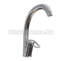 Смеситель для кухни 40k MIXLINE ML06-032 высокий излив  боковая ручка под гайку (без подводки)