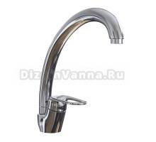 Смеситель для кухни 40k MIXLINE ML05-032 высокий излив  боковая ручка под гайку (без подводки)