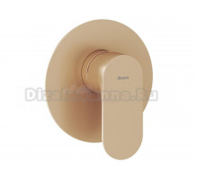 Встраиваемый смеситель для душа и ванны Ravak Eleganta EL 062.60RGB.O1 С ВНУТРЕННЕЙ ЧАСТЬЮ, брашированное розовое золото